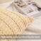 Aegero Pack of 2 Corduroy Decorative Throw Pillow Covers 18x18 InchSoft Striped Pillow Covers Modern Farmhouse Home Decor for Sofa Living Room Couch BedLight Brown