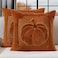 Allorry Fall Pillow Covers 18x18 Set of 2 Rust Pumpkin Throw Pillow Covers Soft Plush Faux Fur Fall Decorations Cushion Covers for Sofa Bedroom Living Room Autumn Thanksgiving Home Decor PT009C18