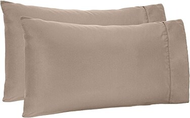 TREND BEDDING MART TBM Oversize Pillow Case Taupe King Extra Large Fits Even The Fluffiest Pillows Including The Pancake Pillow Sleeve Style Extra Tall Pillowcase 100 Egyptian Cotton 600 Thread Count