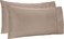 TREND BEDDING MART TBM Oversize Pillow Case Taupe King Extra Large Fits Even The Fluffiest Pillows Including The Pancake Pillow Sleeve Style Extra Tall Pillowcase 100 Egyptian Cotton 600 Thread Count
