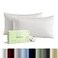 CharlottelyHues Pillowcases Set of 2100 Egyptian Cotton Pillow Cases with LongStaple Combed Pillows for Sleeping Soft Silky Bed Pillow Cover Silver King