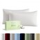 CharlottelyHues Pillowcases Set of 2100 Egyptian Cotton Pillow Cases with LongStaple Combed Pillows for Sleeping Soft Silky Bed Pillow Cover Silver King