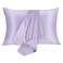 JOGJUE Silk Pillowcase for Hair and Skin 2 Pack 100 Mulberry Silk Bed Pillowcase Hypoallergenic Soft Breathable Both Sides Silk Pillow Case with Hidden Zipper Pillow Cases Standard Light Purple