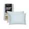 Miracle Made Soft Breathable Cotton Pillowcase Set 2Piece SilverTreated CooltotheTouch Covers for a FresherFeeling Sleep Surface KingCali King Size Sky Blue