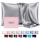 Casbrove Silk Pillow Cases for Hair and Skin Mulberry Silk Pillowcases Soft Breathable Both Sided Natural Silk Pillowcase with Zipper Beauty Sleep Silk Pillow Cases 1 Pack for Gift Standard Silver Gra