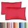 CGK Unlimited King Pillow Cases Set of 2 Ultra Soft Hotel Quality Pillowcase Covers Comfy Cooling Wrinkle Free Shrinkage Stain and Fade Resistant Machine Washable Pillow Protectors 2 Piece Set Red