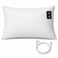 saldalavl 2pcs Grounding Pillowcase King Conductive Silver Fiber Grounding Pillow Cover with 15ft Cord Soft Safe for Better Sleep Reduce Pain 20x36