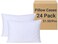 ZPECC White Pillow Cases Bulk 24 Pack Queen Pillowcases with Envelope Closure Soft Brushed Microfiber Pillow Cover for Hotel Airbbs Hospital Bedding Essential
