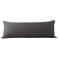 Evolive 300 Thread Count 100 Cotton Body Pillow Cover 21 x 54 Soft Breathable Replacement Pillow Case with Hidden Zipper Closure Charcoal Grey