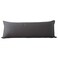 Evolive 300 Thread Count 100 Cotton Body Pillow Cover 21 x 54 Soft Breathable Replacement Pillow Case with Hidden Zipper Closure Charcoal Grey