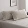SimpleOpulence SimpleOpulence 100 French Linen Pillowcase King SizeSet of 2 Washed Solid Color Pillow Cases Embroidered Soft and Durable Linen 20x40