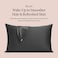 Kitsch Satin Pillowcase with Zipper for Hair Skin Softer Than Silk Pillow Cases Smooth Cooling Satin Pillow Case WrinkleFree Machine Washable Pillow Cases Standard Size 19x26 Charcoal