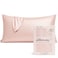 Kitsch Satin Pillowcase with Zipper for Hair Skin Softer Than Silk Pillow Cases Smooth Cooling Satin Pillow Case WrinkleFree Machine Washable King Size Satin Pillow Case 19x36 Blush