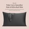 Kitsch Satin Pillowcase with Zipper for Hair Skin Softer Than Silk Pillow Cases Smooth Cooling Satin Pillow Case WrinkleFree Machine Washable Pillow Cases Standard Size 19x26 Charcoal 2pc