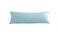 Evolive 300 Thread Count 100 Cotton Body Pillow Cover 21 x 54 Soft Breathable Replacement Pillow Case with Hidden Zipper Closure Light Blue