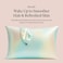 Kitsch Satin Pillowcase with Zipper for Hair Skin Softer Than Silk Pillow Cases Smooth Cooling Satin Pillow Case WrinkleFree Machine Washable Pillow Cases Standard Size 19x26 Aura 2pcs