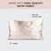 Kitsch Satin Pillowcase with Zipper for Hair Skin Softer Than Silk Pillow Cases Smooth Cooling Satin Pillow Case WrinkleFree Machine Washable King Size Satin Pillow Case 19x36 Leopard 2pc