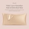 Kitsch Satin Pillowcase with Zipper for Hair Skin Softer Than Silk Pillow Cases Smooth Cooling Satin Pillow Case WrinkleFree Machine Washable King Size Satin Pillow Case 19x36 Champagne