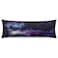 AELMARNEE Galaxy Body Pillow Cover Outer Space Nebula Universe Star Night Starry Sky Long Pillow Case with Zipper Decorative Soft Bedding Pillowcase Purple Cushion Pillow Case for BedroomCouch20x54