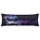 AELMARNEE Galaxy Body Pillow Cover Outer Space Nebula Universe Star Night Starry Sky Long Pillow Case with Zipper Decorative Soft Bedding Pillowcase Purple Cushion Pillow Case for BedroomCouch20x54