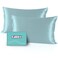 Gabire Mulberry Silk Pillowcases Set of 2 Both Sides Real Silk Pillowcase for Hair and Skin Prevent Acne Pillowcase Organic Silk Pillow case 2 Pack with Hidden Zipper Haze Blue Standard 2026