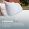 Coop Home Goods Cool Cooling Pillow Case Set of 2 White Queen Size Pillow Covers Luxury Spa Breathable Hotel Quality Pillow Cases