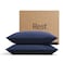 REST EvercoolCooling Pillowcases King Size 2PCS for Hot Sleepers Night Sweats SilverInfused Fabric for Hygienic Sleep Sensitive Skin Silky Smooth for Curly Hair 19x35 inches