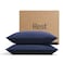REST EvercoolCooling Pillowcases King Size 2PCS for Hot Sleepers Night Sweats SilverInfused Fabric for Hygienic Sleep Sensitive Skin Silky Smooth for Curly Hair 19x35 inches
