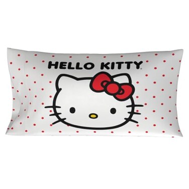 Franco Hello Kitty Beauty Beauty Silky Satin King Size Pillowcase Cover 20x36 for Hair and Skin Officially Licensed Product