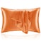 BEDELITE Satin Pillowcase for Hair and Skin Super Soft and Cooling Similar to Silk Pillow Cases 2 Pack with Envelope Closure Gift for Women Men20x40 King Size Burnt Orange