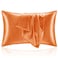 BEDELITE Satin Pillowcase for Hair and Skin Super Soft and Cooling Similar to Silk Pillow Cases 2 Pack with Envelope Closure Gift for Women Men20x40 King Size Burnt Orange