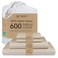 Threadmill 100 Cotton Sheets for Cal King Size Bed 600 Thread Count Cal King Bed Sheets Set with 16 Deep Pocket Damask Stripe Sateen Weave 4Piece Bedding Set with Cooling Effect Beige