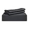 Tafts Duvet Cover Full Size 3 Piece Set Pure 100 Viscose Derived from Bamboo Luxuriously Soft Silky Smooth and Cooling 2 Pillowcases Full Midnight Black