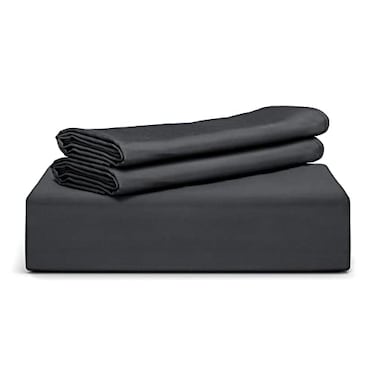 Tafts Duvet Cover Full Size 3 Piece Set Pure 100 Viscose Derived from Bamboo Luxuriously Soft Silky Smooth and Cooling 2 Pillowcases Full Midnight Black