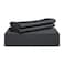 Tafts Duvet Cover Full Size 3 Piece Set Pure 100 Viscose Derived from Bamboo Luxuriously Soft Silky Smooth and Cooling 2 Pillowcases Full Midnight Black
