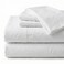 Peru Pima 285 Thread Count Percale King Sheet Set 100 Peruvian Pima Cotton 4 Piece Flat Fitted 2 Pillowcases Cooling Crisp Deep Pocket Hotel Quality Bedding White