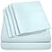 Sweet Home Collection Twin Size Bed Sheets 4 Piece 1500 Supreme Collection Fine Brushed Microfiber Deep Pocket Twin Sheet Set Bedding 1 EXTRA PILLOW CASES GREAT VALUE Twin Aqua