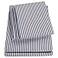 Sweet Home Collection Twin Size Bed Sheets 4 Piece 1500 Supreme Collection Fine Brushed Microfiber Deep Pocket Twin Sheet Set Bedding 1 EXTRA PILLOW CASES GREAT VALUE Twin Classic Stripe Navy