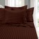 Elegant Comfort Best Softest Coziest 6Piece Sheet Sets 1500 Premier Hotel Quality Luxurious Wrinkle Resistant 6Piece Damask Stripe Bed Sheet Set Full Chocolate Brown