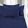 Elegant Comfort Best Softest Coziest 6Piece Sheet Sets 1500 Premier Hotel Quality Luxurious Wrinkle Resistant 6Piece Damask Stripe Bed Sheet Set Full Navy Blue