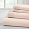 Modern Threads 4 Piece Microfiber Sheet Set Soft Cooling Bed Sheets with Crochet Lace Deep Pocket Wrinkle Free Breathable Hotel Luxury Bedding Blush Pink Full