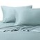 Royal Hotel Bedding Silky Soft Viscose from Bamboo and Cotton Blend Sheet Set 100 Luxury Blend 60 Viscose Made from Bamboo and 40 Cotton Bed Sheets Top Split King Size Blue