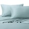Royal Hotel Bedding Silky Soft Viscose from Bamboo and Cotton Blend Sheet Set 100 Luxury Blend 60 Viscose Made from Bamboo and 40 Cotton Bed Sheets Top Split King Size Blue