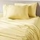 PeachSkinSheets Cooling Bed Sheets for Hot Sleepers UltraSoft Breathable Peachskin Performance Fabric MoistureWicking Deep Pocket Sheet Set OekoTEX Queen Size Buttercream Yellow