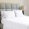 Jennifer Adams Essentials Twin Size Sheet Set 3 Piece Microfiber Twin Bed Sheets Set Breathable Wrinkle Fade Resistant Deep Pockets up to 16 for Twin Size BedWhite Twin