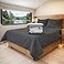 MyGiza Sheets Short Queen Sheets for RV Cotton 4 Piece Set 60 x 75 Up to 15 Deep Pocket Dark Gray
