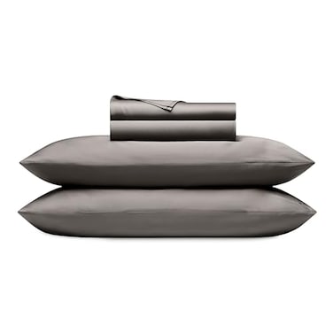 Cozy Earth Luxury Bed Sheet Set 100 Viscose from Bamboo Fabric UltraSoft Breathable Fits Regular Deep Pocket Mattresses up to 20 4 Pieces California King Sheet Set Charcoal Grey