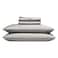 Cozy Earth Luxury Bed Sheet Set 100 Viscose from Bamboo Fabric UltraSoft Breathable Fits Regular Deep Pocket Mattresses up to 20 4 Pieces Queen Sheet Set Gray