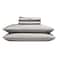 Cozy Earth Luxury Bed Sheet Set 100 Viscose from Bamboo Fabric UltraSoft Breathable Fits Regular Deep Pocket Mattresses up to 20 4 Pieces Queen Sheet Set Gray