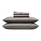 Cozy Earth Luxury Bed Sheet Set 100 Viscose from Bamboo Fabric UltraSoft Breathable Fits Regular Deep Pocket Mattresses up to 20 4 Pieces Queen Sheet Set Charcoal Grey